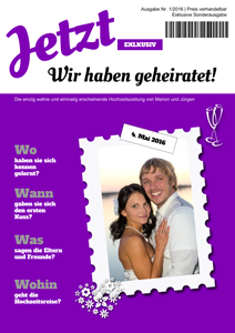 Hochzeit Zeitung Kostenlose Vorlagen